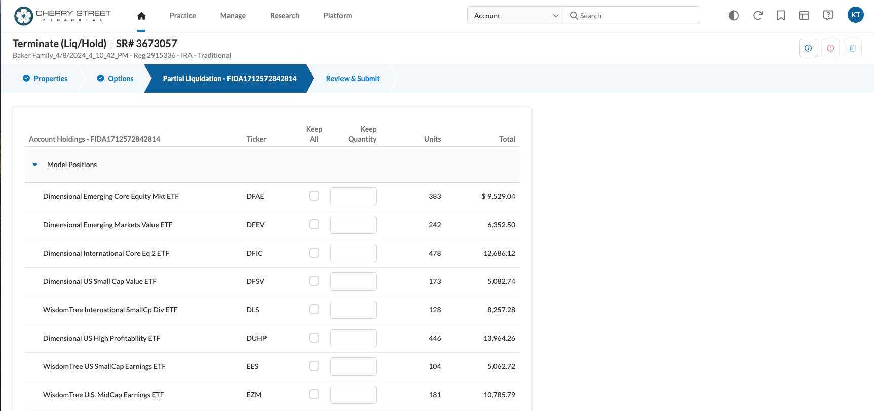 Service request workflow